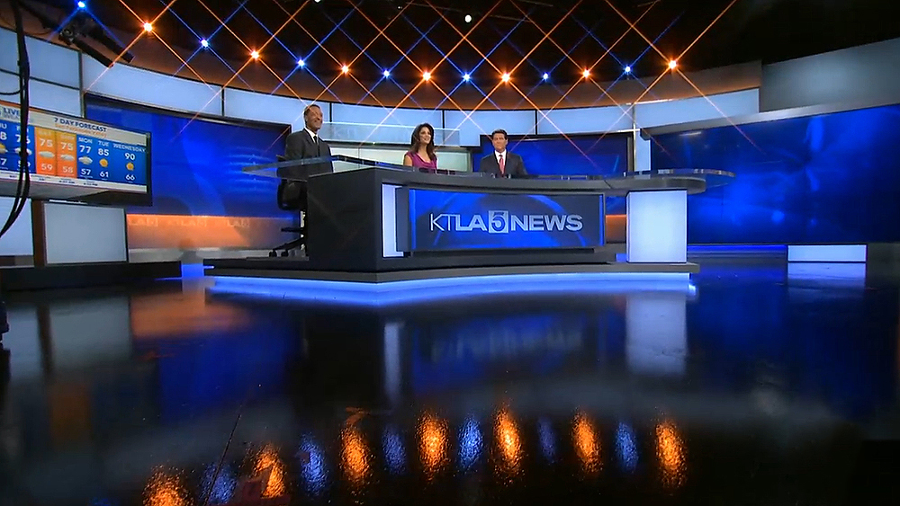 Los Angeles Ktla Tv Moves Into Stage 6 With New Set Control Room