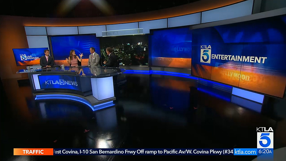 Ktla Broadcast Set Design Gallery