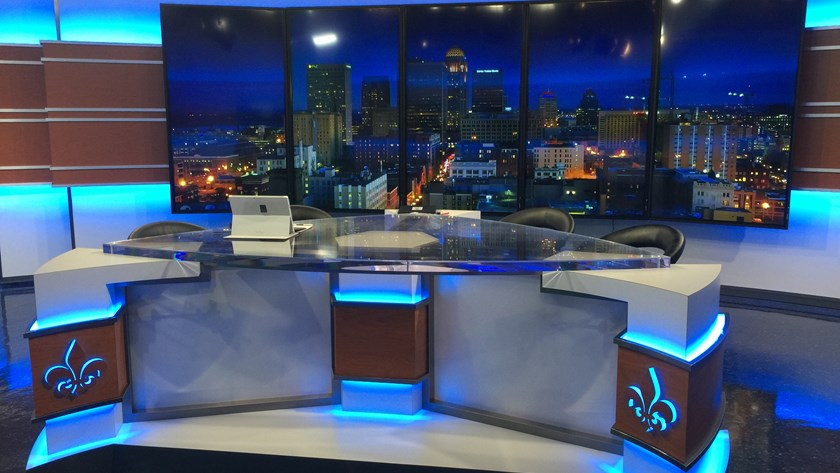 Louisville Tegna station adds local symbolism to set - NewscastStudio