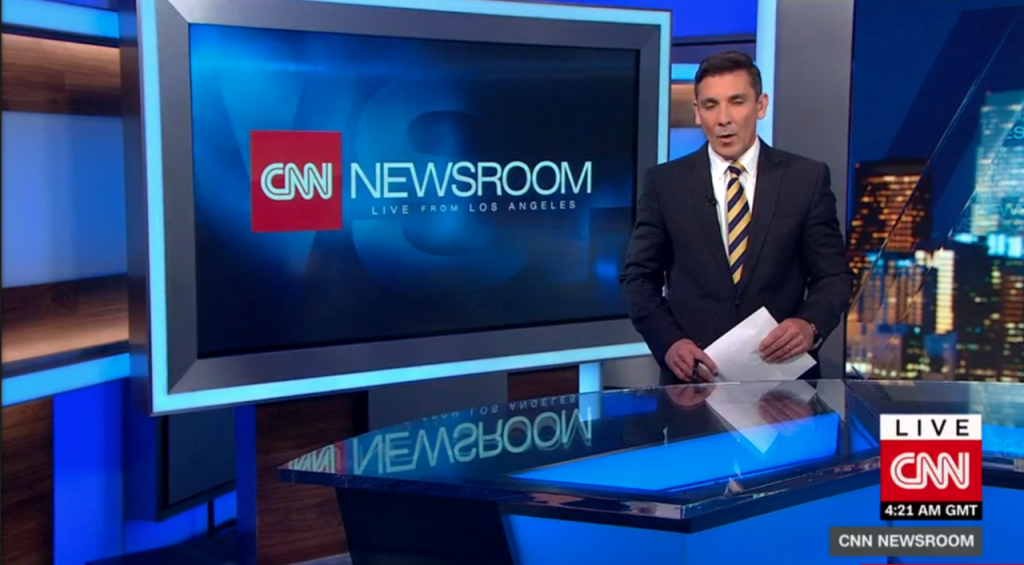 Los Angeles Bureau Studio Update For Cnn Debuts Newscaststudio