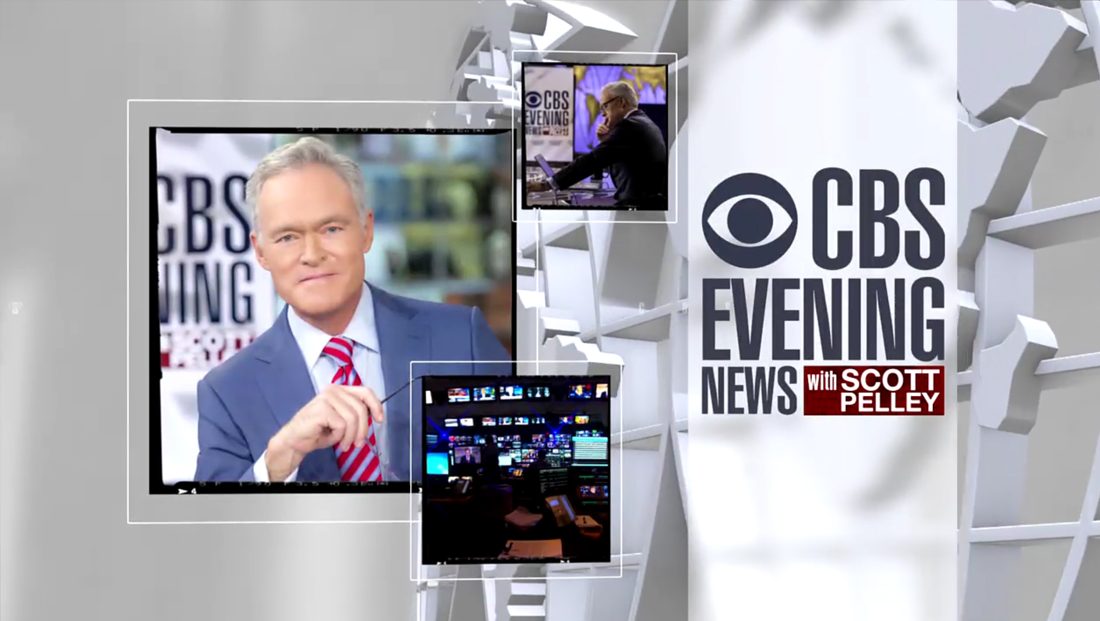 'CBS Evening News' goes with wider new promo logo NewscastStudio