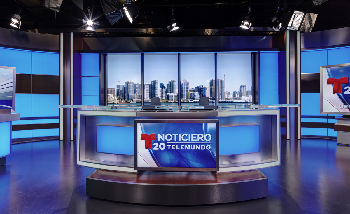 Telemundo 20 Broadcast Set Design Gallery