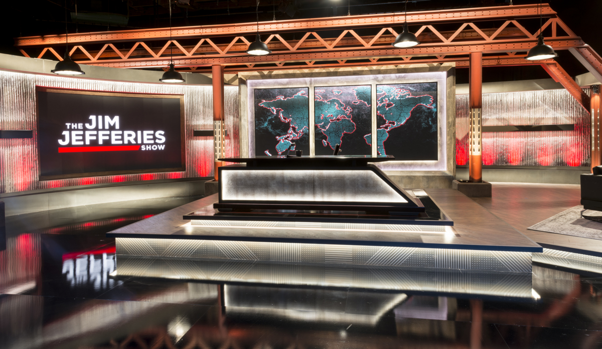The Jim Jefferies Show Broadcast Set Design Gallery