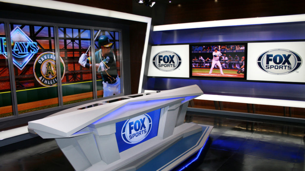 Fox Sports Florida studio set design