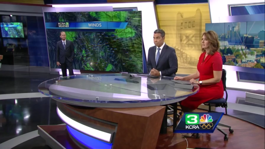 Sacramento NBC debuts new set - NewscastStudio