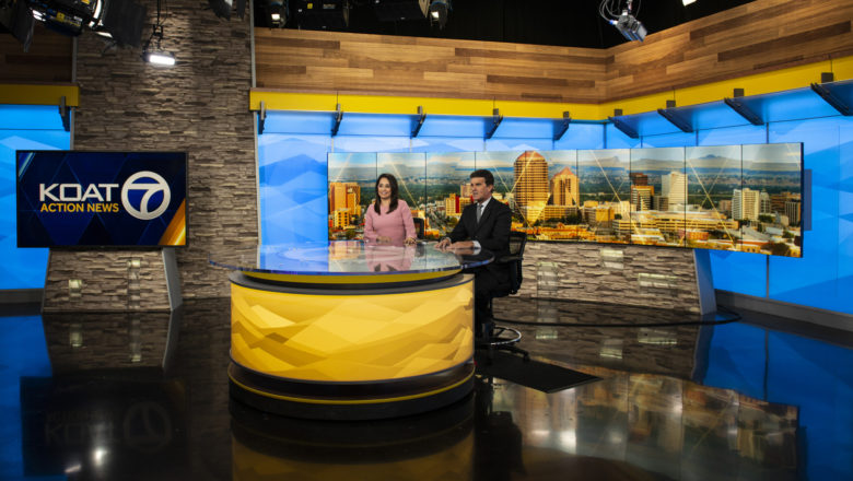 KOAT TV studio