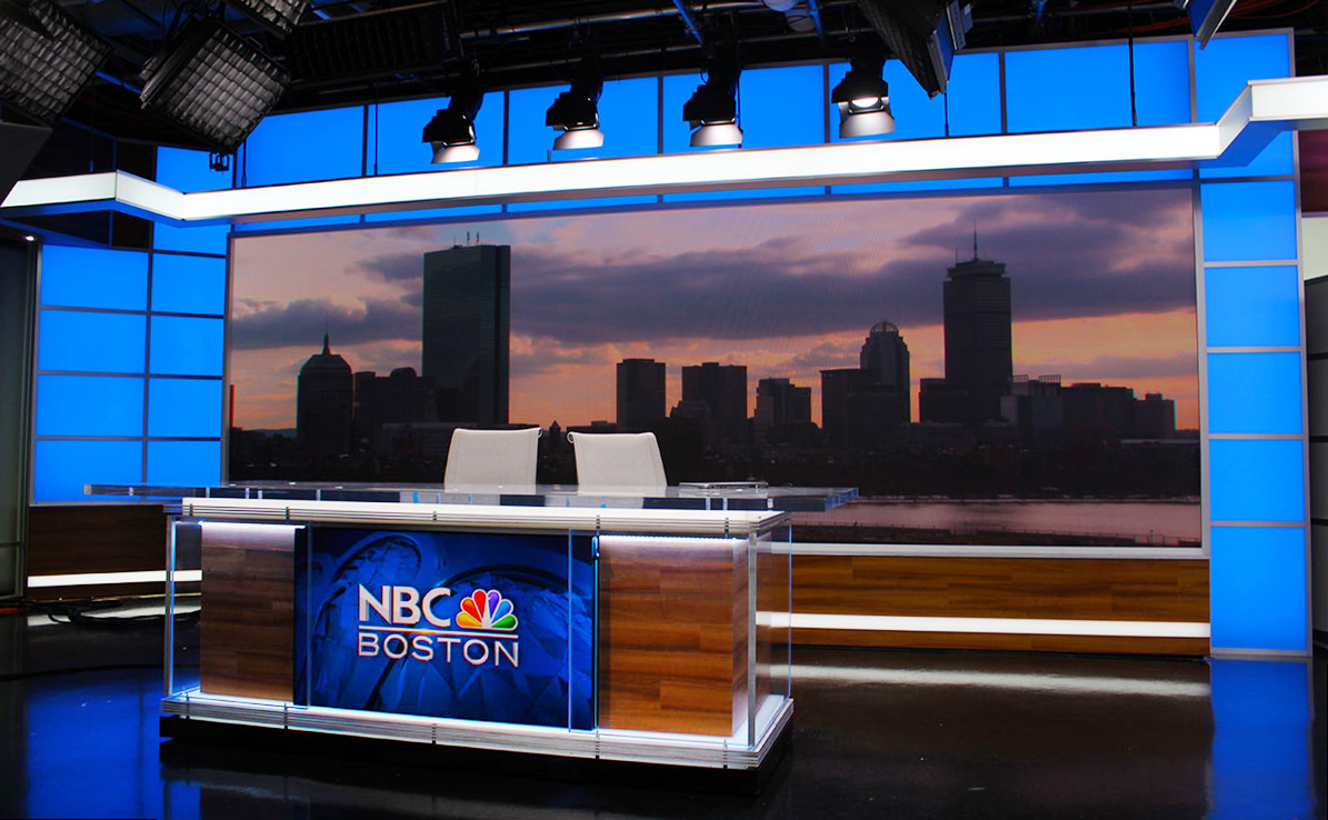 NBC Boston Broadcast Set Design Gallery
