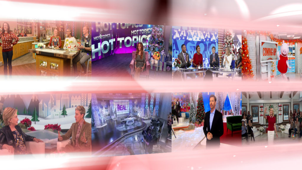 See how daytime talk TV 'decked their sets' for the holidays