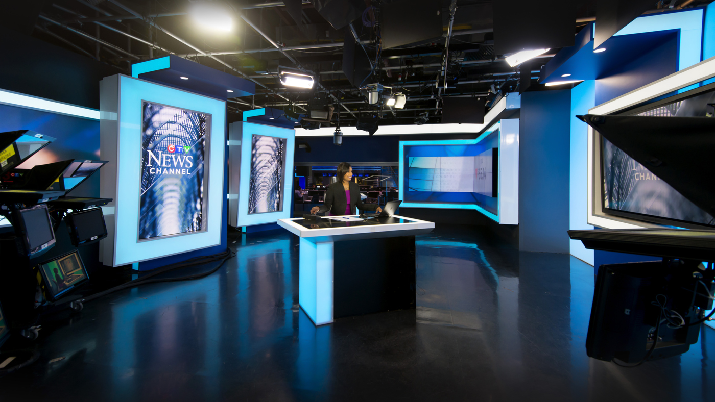 CTV News Network Broadcast Set Design Gallery