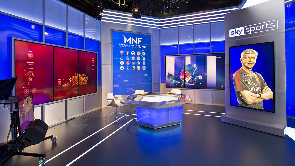 Jago creates flexible, clean look for Sky Sports studio update