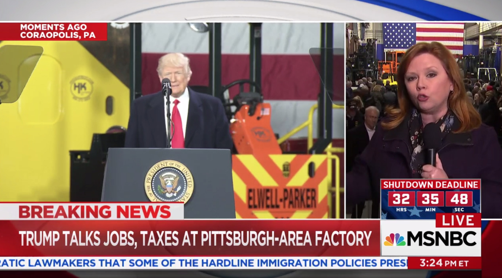 Cable news channels add government shutdown countdowns NewscastStudio