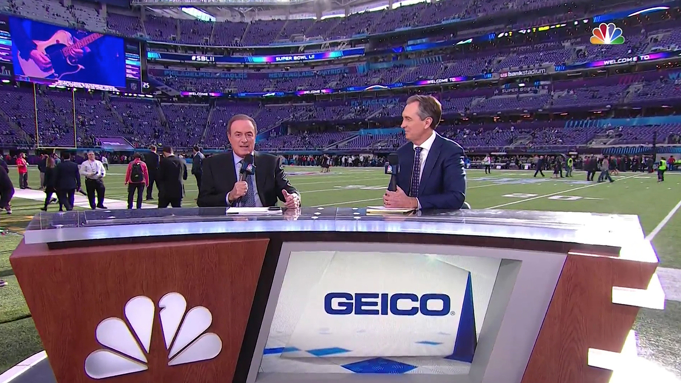 NBC surrounds Super Bowl LII with various presentation points