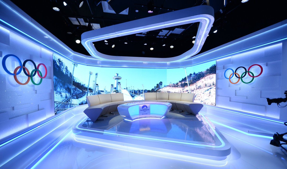 Eurosport PyeongChang Olympics Broadcast Set Design Gallery
