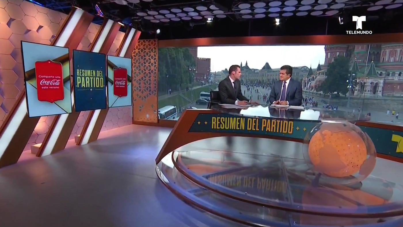 Telemundo mixes history, culture and technology in World Cup studios