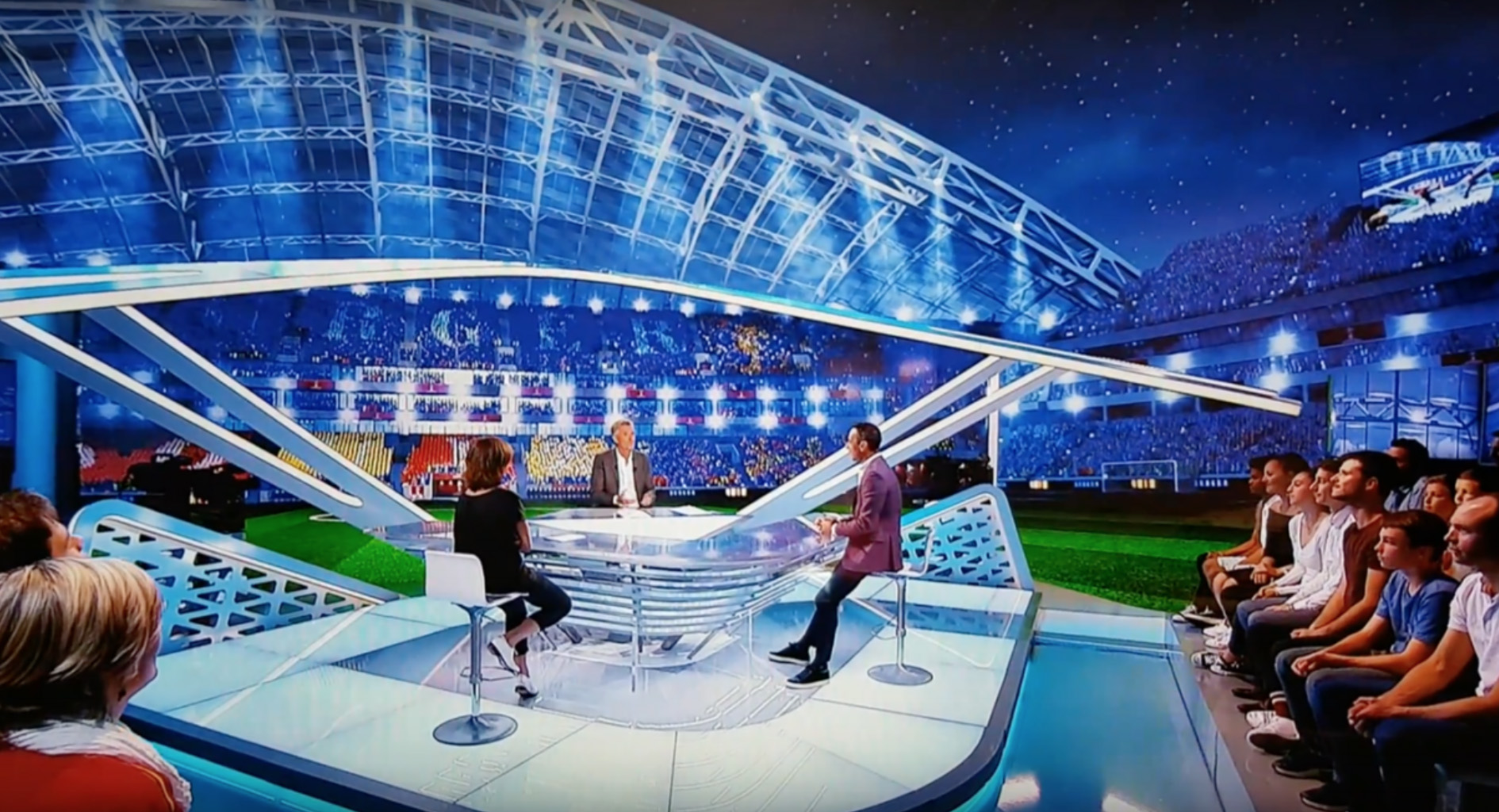 TF1 takes viewers inside the stadium with World Cup design