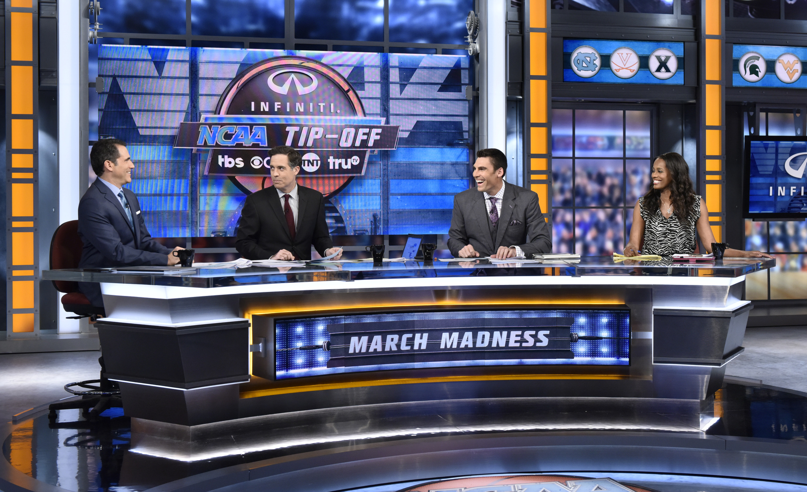 NCAA March Madness Broadcast Set Design Gallery