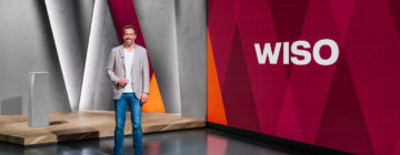 TV broadcast studio for ZDF Wiso in Germany