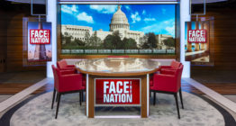 CBS Face the Nation studio in Washington