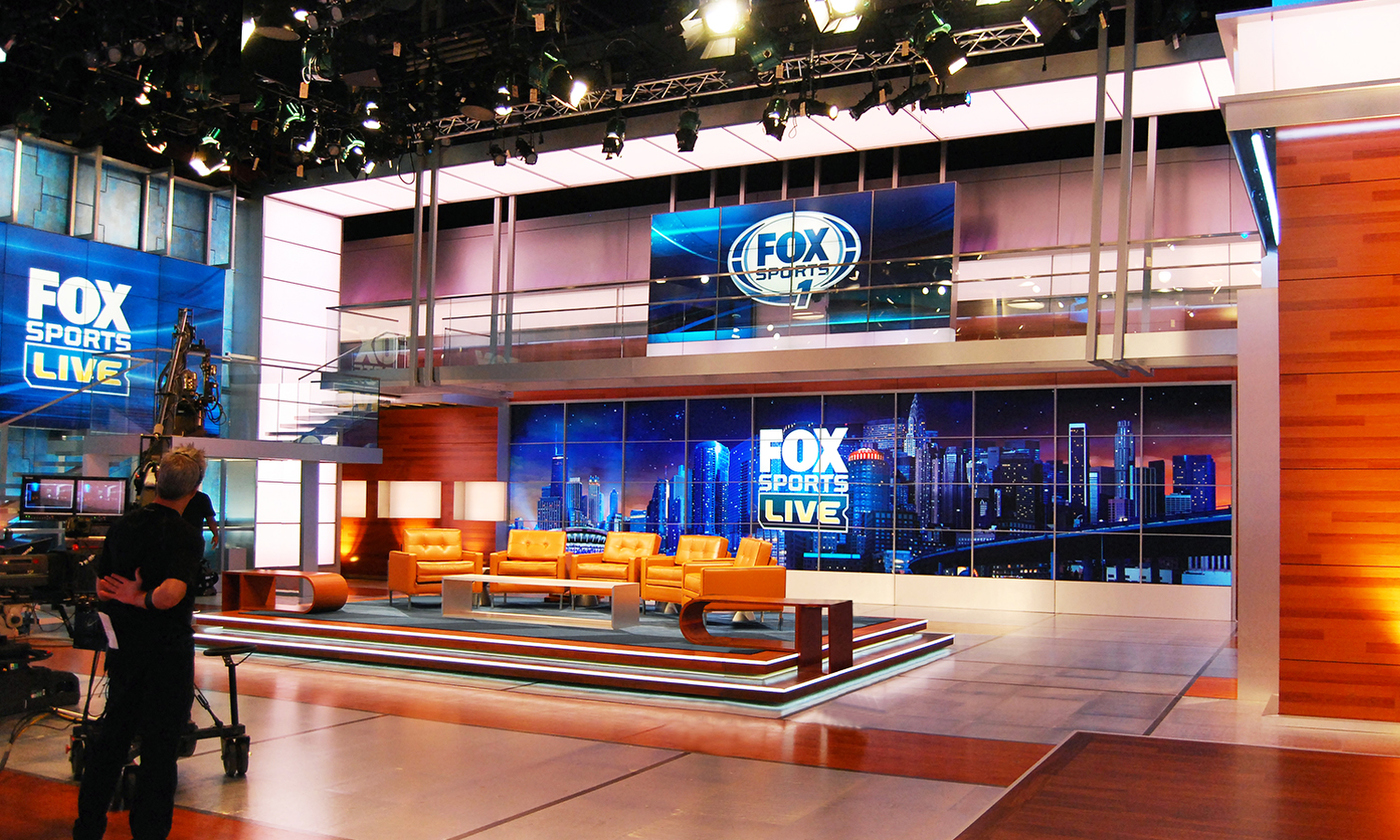 Fox Sports Studio B Broadcast Set Design Gallery