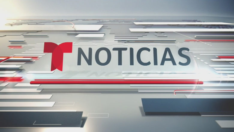 Noticias Telemundo broadcast design title