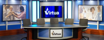 Virtua Health corporate broadcast studio