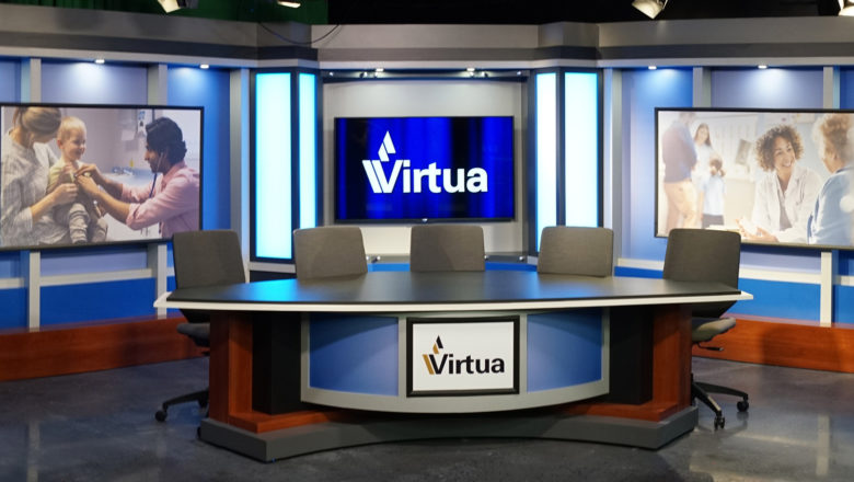 Virtua Health corporate broadcast studio