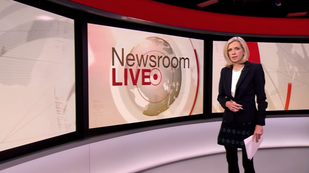 BBC updates 'Newsroom Live' opening, music NewscastStudio