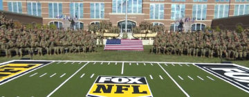 Fox NFL Sunday at Fort Benning Army installation