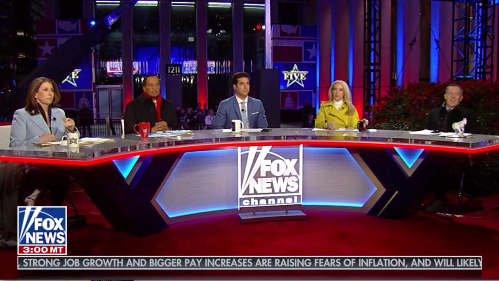 Full 'Fox Square' debuts for special Sunday edition of 'The Five