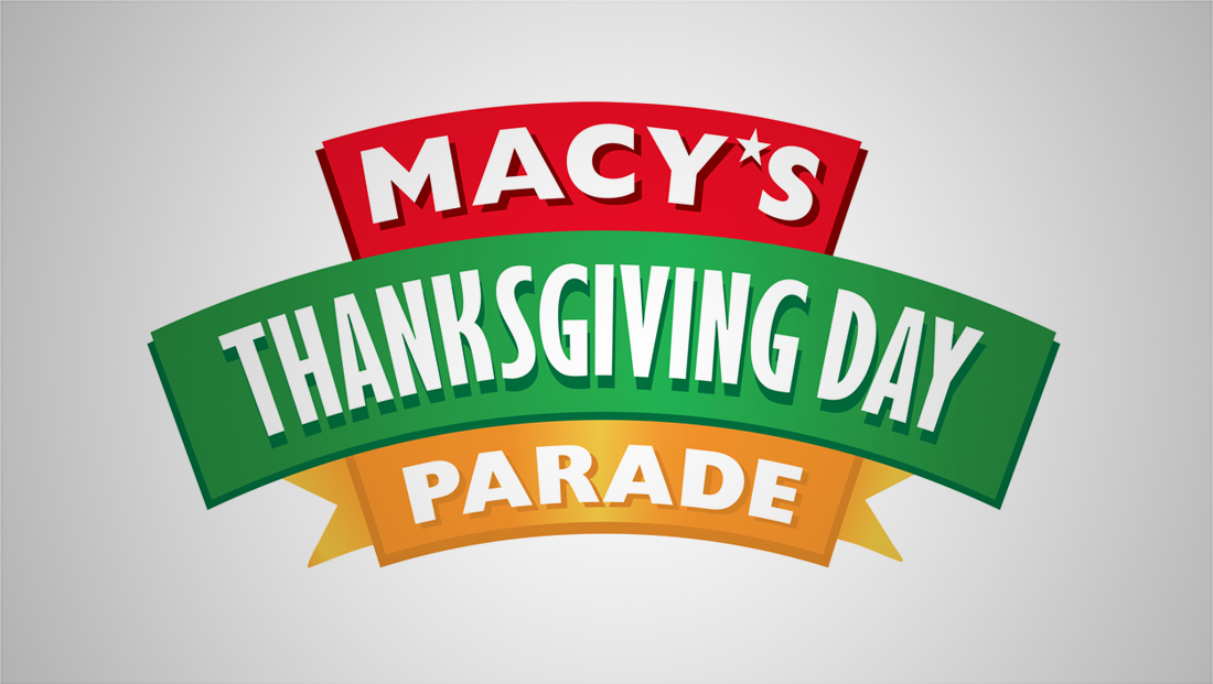 It's a banner day for NBC's Macy's Thanksgiving Day Parade logo