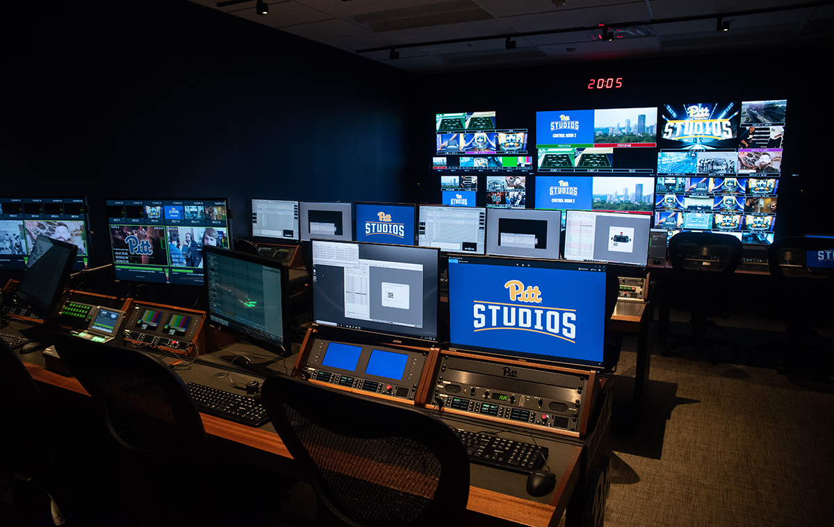 PITT Studios Control Room from NEP