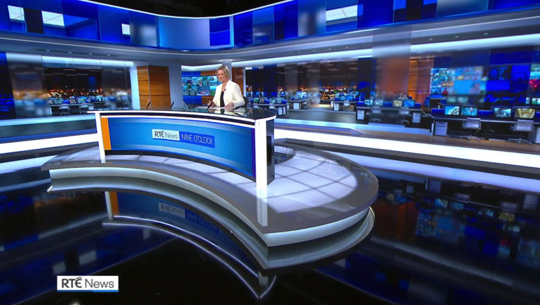 RTE News Ireland broadcast design and motion graphics