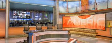 Despierta América studio in Miami hq of Univision