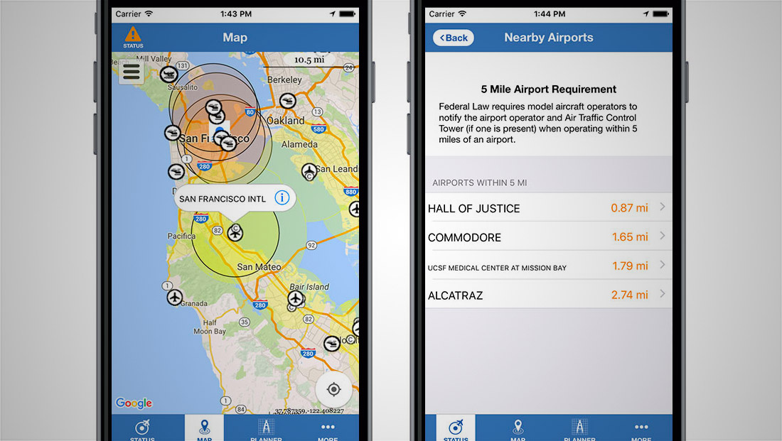 FAA B4UFLY Mobile App Update