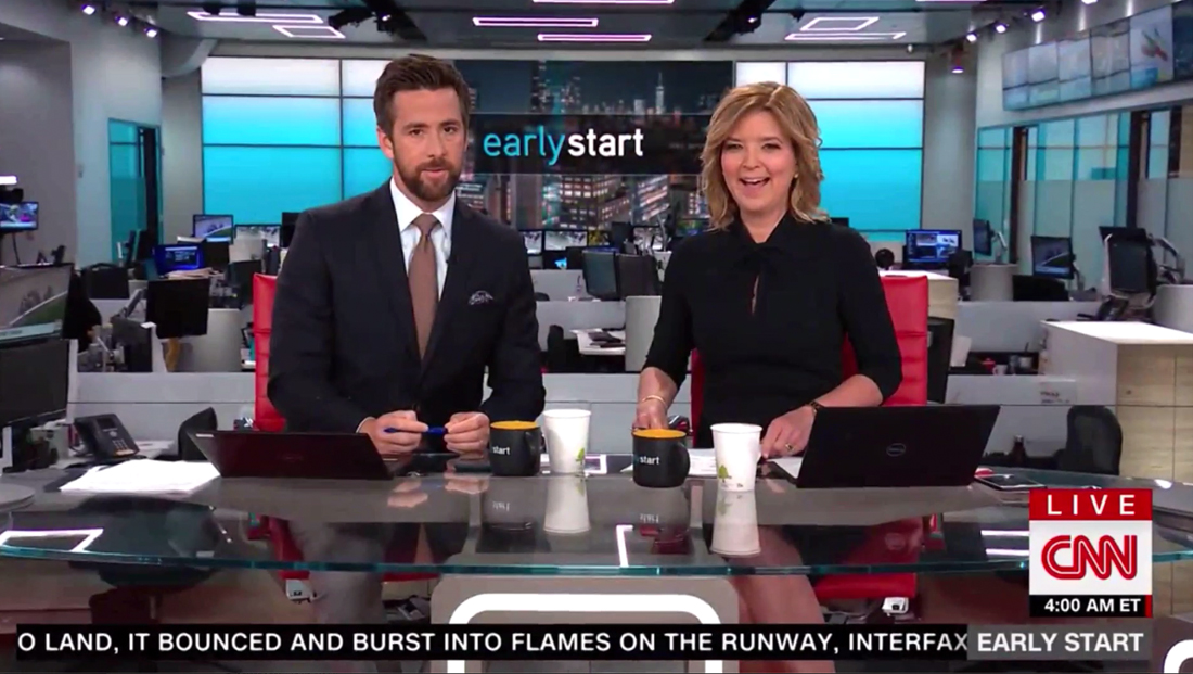 Early Start Appropriately Becomes First Cnn Show From Hudson