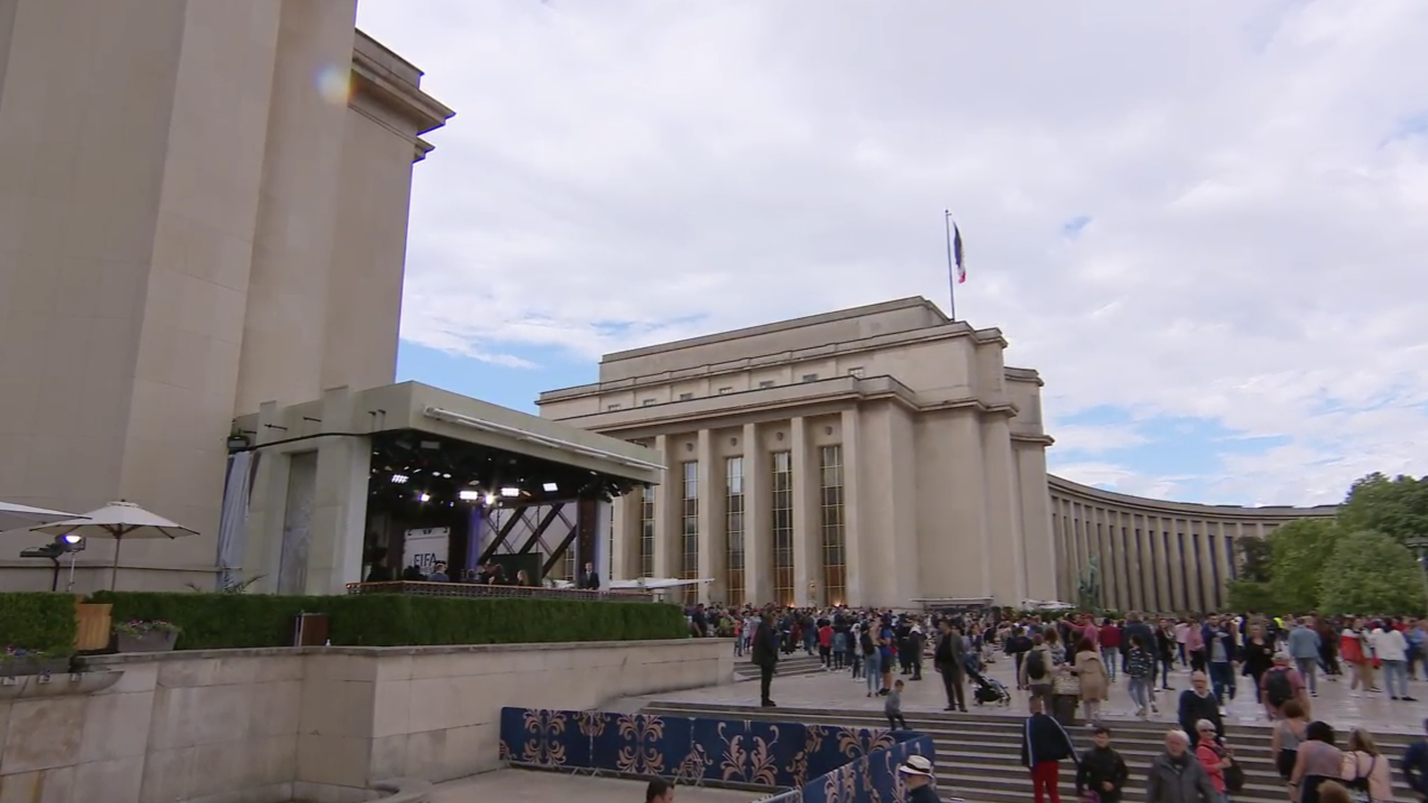 Fox's 2019 FIFA Women's World Cup home at the Trocadéro in Paris, France