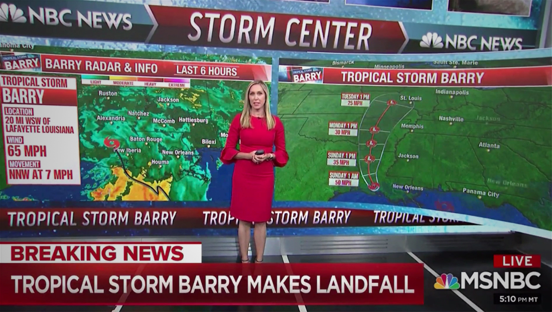 Nbc News Weather Center Gets Upgraded To Storm Center Newscaststudio