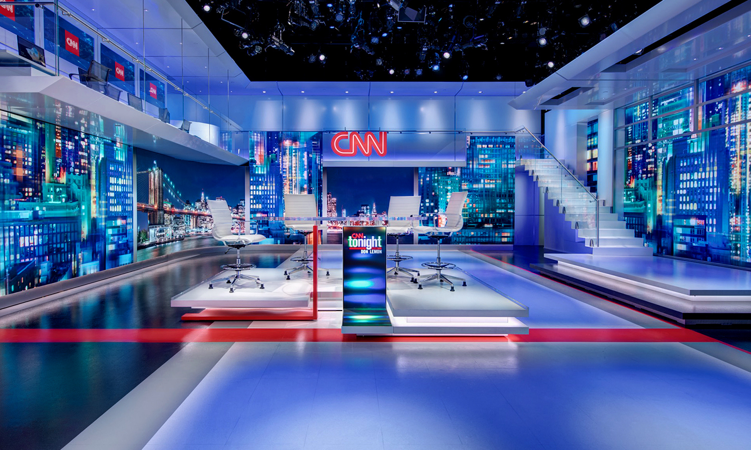 CNN Studio 19Z Broadcast Set Design Gallery