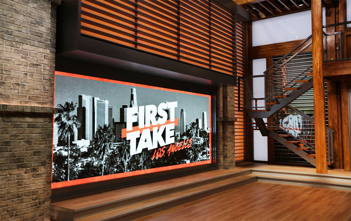 ESPN "First Take" in Los Angeles