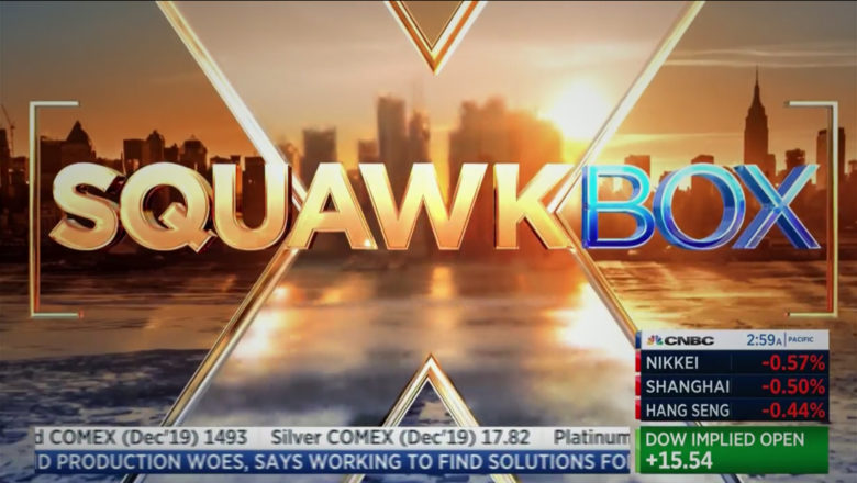 'Squawk Box' moves back downstairs - NewscastStudio