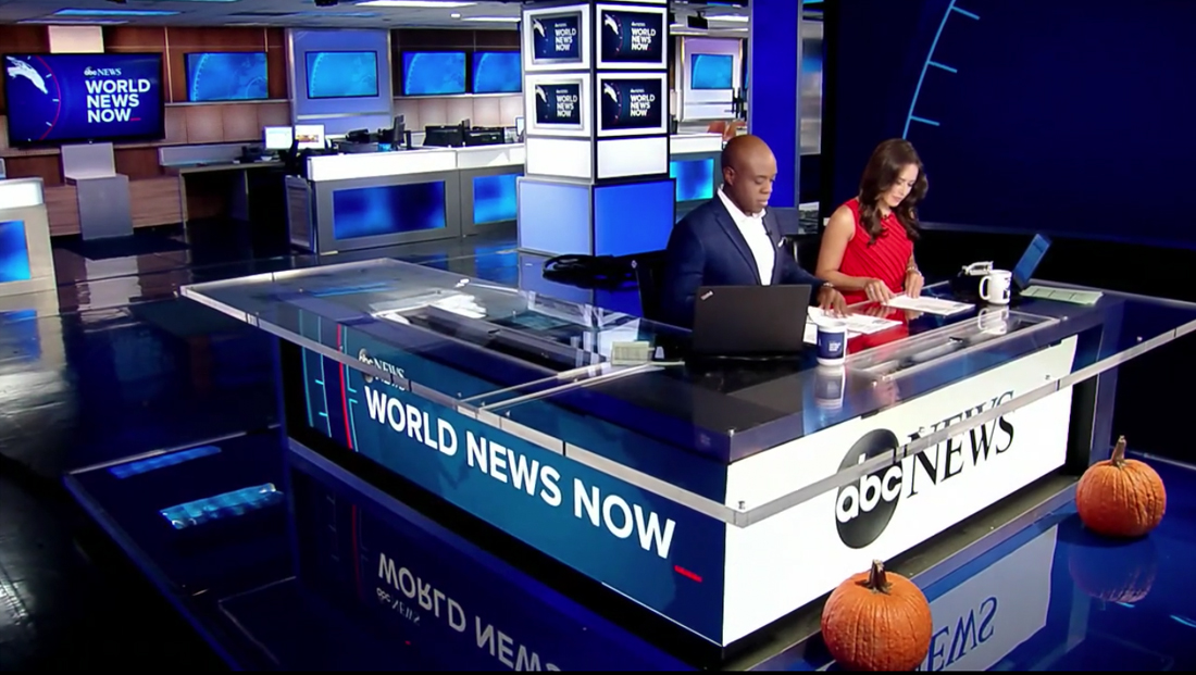 ABC News updates anchor desk, shifts 'WNN' - NewscastStudio