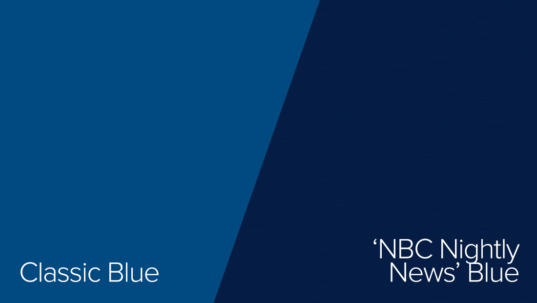 Blue Is Truly A Classic Color For Broadcast Design Newscaststudio