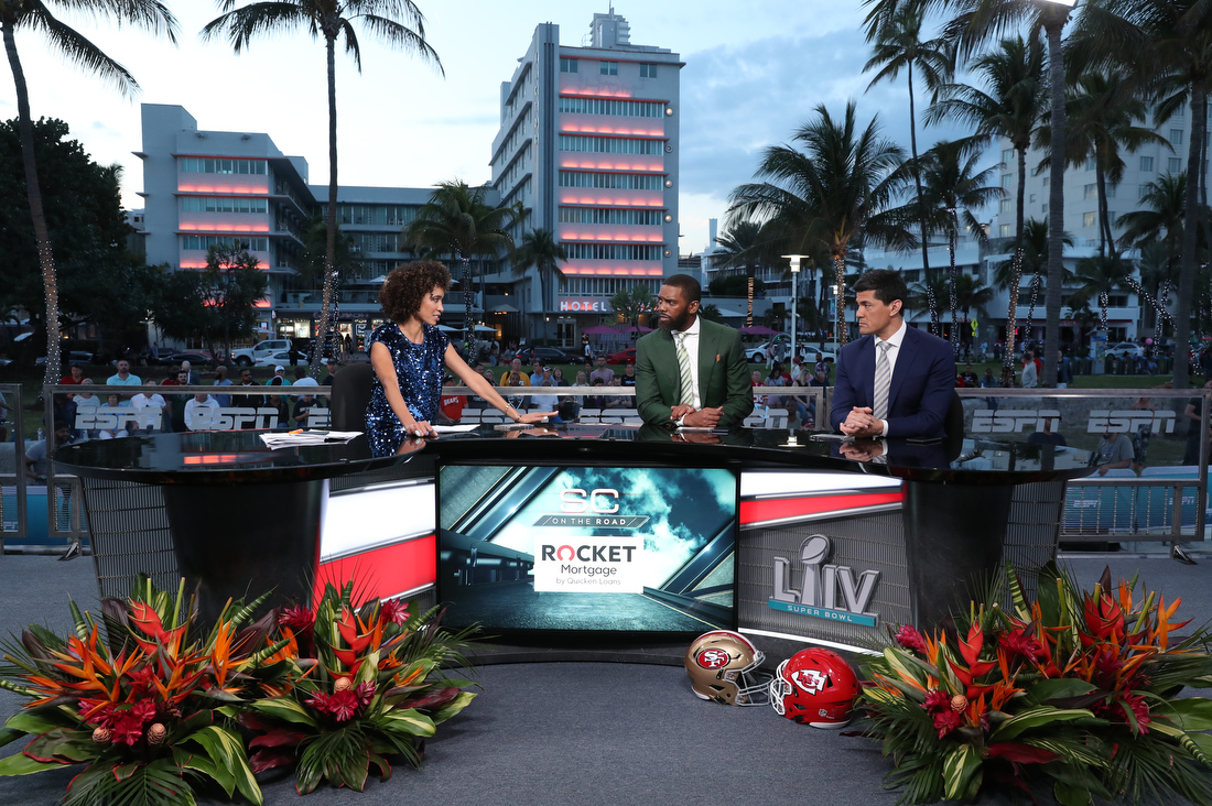 ESPN goes classic Miami with Super Bowl location