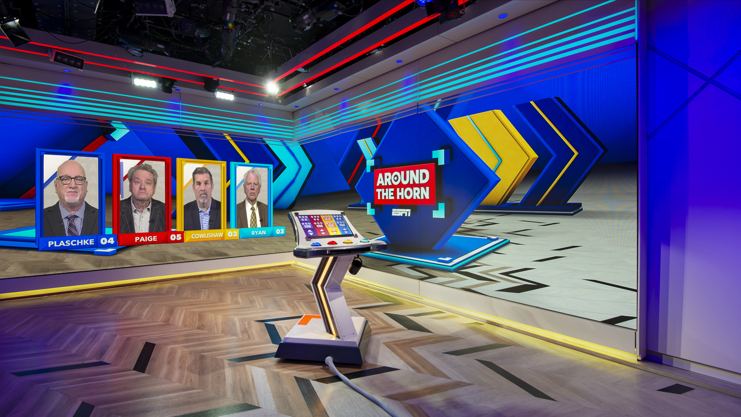 Around the Horn Broadcast Set Design Gallery