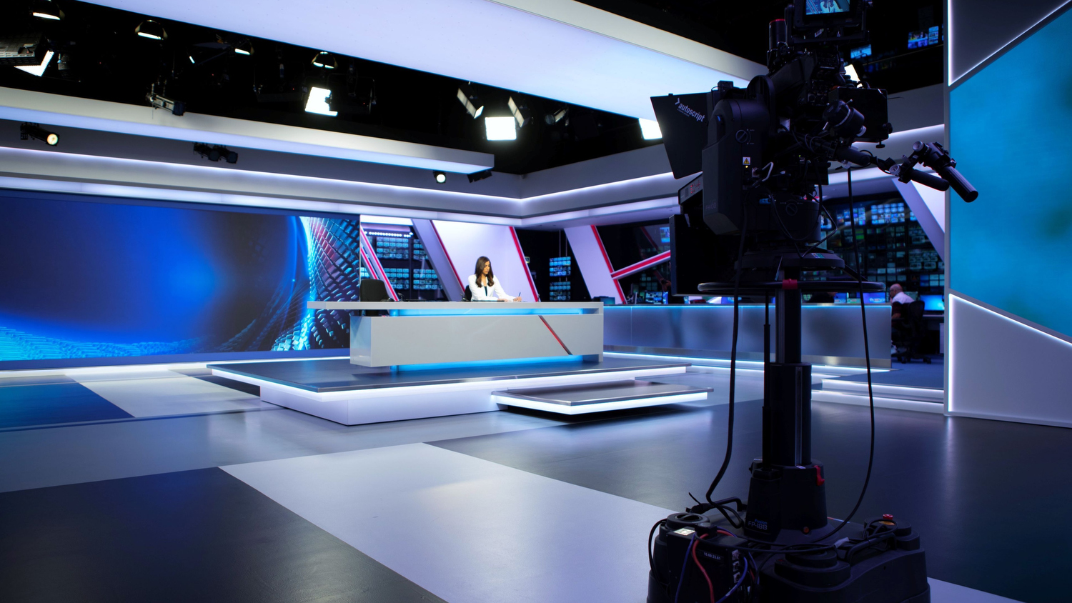 Sky News Arabia Broadcast Set Design Gallery