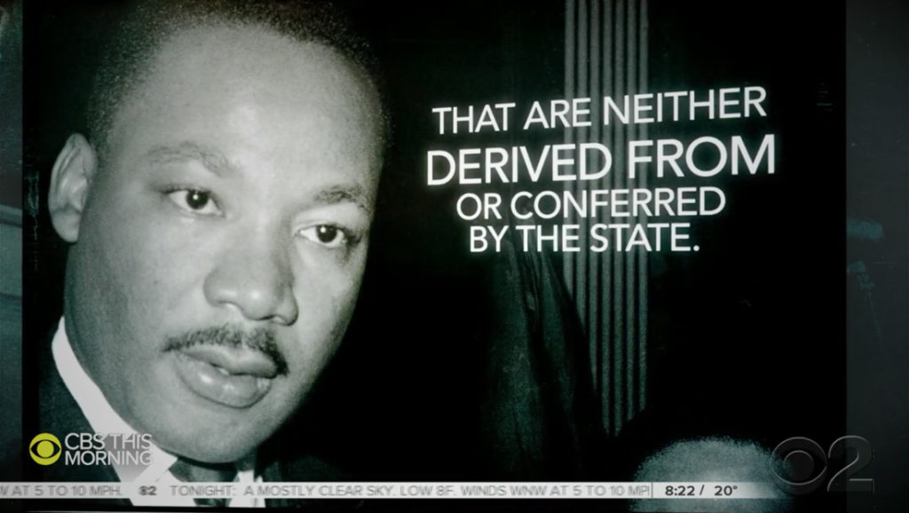 'CBS This Morning' recreates Martin Luther King Jr. sermon using family