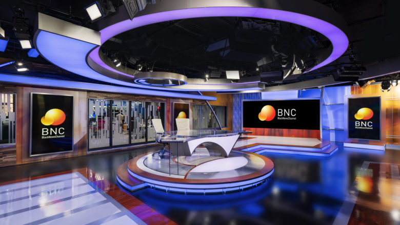 The Black News Channel studio.