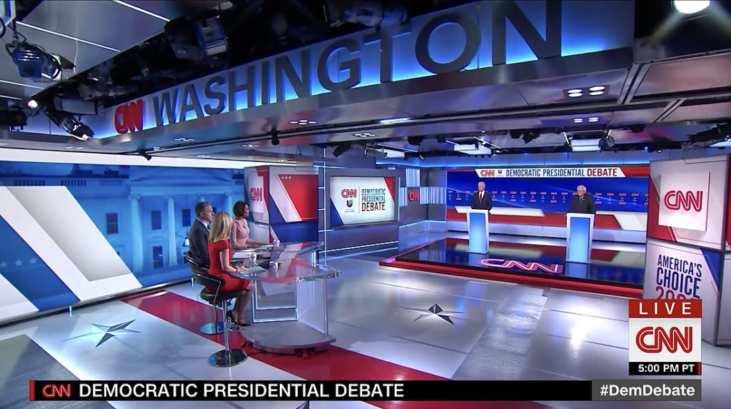 CNN turns Washington studio into debate hall NewscastStudio