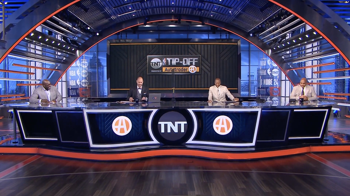 Inside the NBA back in studio with expanded desk