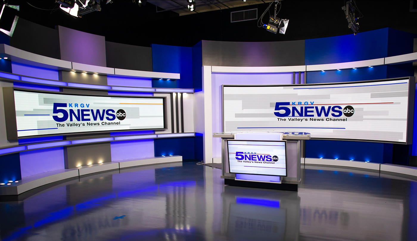 KRGV 5 News Broadcast Set Design Gallery